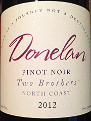 Donelan 2012 Two Brothers Pinot Noir