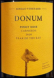 Donum 2020 Carneros Pinot Noir