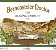 Dr H Thanisch 2011 Berncasteler Doctor Kabinett Riesling