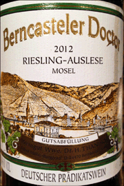 Dr. H Thanisch 2012 Berncasteler Doctor Auslese Riesling