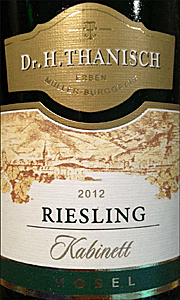 Dr H Thanisch 2012 Kabinett Riesling