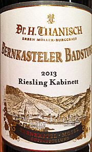 Dr H Thanisch 2013 Bernkasteler Badstude Kabinett Riesling