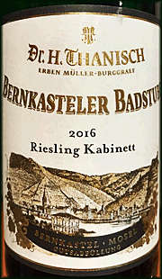 Dr H Thanisch 2016 Bernkasteler Badstube Kabinett Riesling