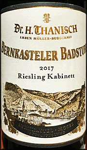 Dr H Thanisch 2017 Bernkasteler Badstube Kabinett Riesling