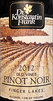 Dr. Konstantin Frank 2012 Old Vines Pinot Noir