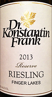 Dr. Konstantin Frank 2013 Reserve Riesling