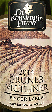 Dr. Konstantin Frank 2014 Gruner Veltliner