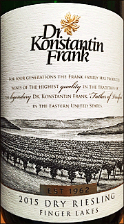 Dr. Konstantin Frank 2015 Dry Riesling