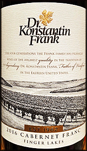 Dr. Konstantin Frank 2016 Cabernet Franc