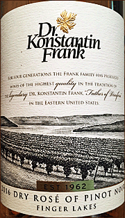 Dr. Konstantin Frank 2016 Dry Rose of Pinot Noir