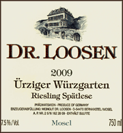 Dr Loosen 2009 Urziger Wurzgarten Spatlese Riesling