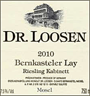 Dr Loosen 2010 Bernkasteler Lay Kabinett Riesling