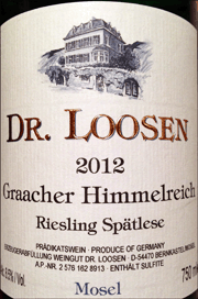 Dr. Loosen 2012 Graacher Himmelreich Spatlese Riesling