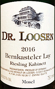 Dr. Loosen 2016 Bernkasteler Lay Kabinett Riesling