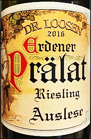 Dr. Loosen 2016 Erdener Pralat Auslese Goldkapsel Riesling