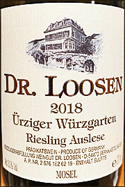 Dr. Loosen 2018 Urziger Wurzgarten Auslese Riesling