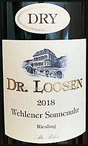 Dr. Loosen 2018 Wehlener Sonnenuhr Riesling GG Alte Reben Riesling