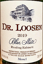 Dr. Loosen 2019 Blue Slate Kabinett Riesling
