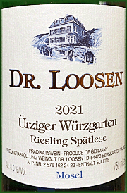 Dr. Loosen 2021 Urziger Wurzgarten Spatlese Riesling