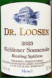 Dr. Loosen 2023 Wehlener Sonnenuhr Spätlese Riesling