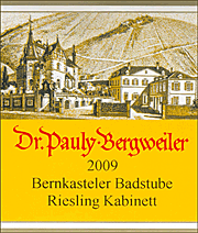 Dr Pauly Bergweiler 2009 Bernkasteler Badstude Kabinett Riesling