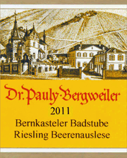 Dr Pauly Bergweiler 2011 Bernkasteler Badstube Beerenauslese Riesling