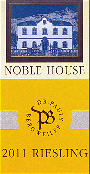 Dr Pauly Bergweiler 2011 Noble House Riesling
