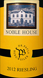 Dr Pauly Bergweiler 2012 Noble House Riesling