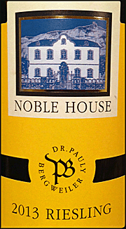Dr Pauly Bergweiler 2013 Noble House Riesling