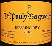 Dr Pauly Bergweiler 2016 Dry Riesling