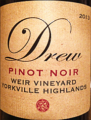 Drew 2013 Weir Pinot Noir