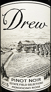 Drew 2015 Estate Field Selections Pinot Noir