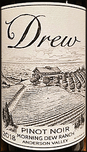 Drew 2018 Morning Dew Ranch Pinot Noir