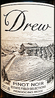 Drew 2018 Pinot Noir Estate Field Selections Pinot Noir