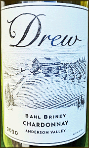 Drew 2020 Bahl Briney Chardonnay
