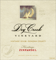 Dry Creek 2008 Heritage Zinfandel