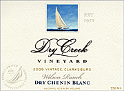 Dry Creek Vineyard 2009 Chenin Blanc