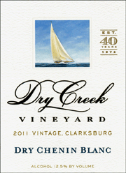 Dry Creek Vineyard 2011 Chenin Blanc