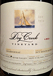 Dry Creek Vineyard 2012 DCV Estate Block 10 Chardonnay