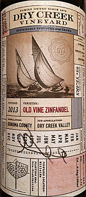 Dry Creek Vineyard 2013 Old Vine Zinfandel