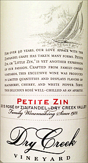 Dry Creek Vineyard 2013 Petite Zin