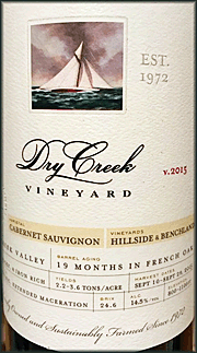 Dry Creek Vineyard 2015 Cabernet Sauvignon