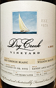 Dry Creek Vineyard 2015 Chenin Blanc