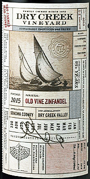 Dry Creek Vineyard 2015 Old Vine Zinfandel