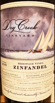 Dry Creek Vineyard 2019 Heritage Vines Zinfandel