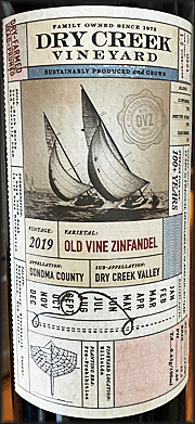 Dry Creek Vineyard 2019 Old Vine Zinfandel