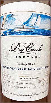 Dry Creek Vineyard 2024 Taylor's Vineyard Sauvignon Blanc