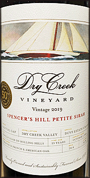 Dry Creek Vineyards 2019 Spencer's Hill Petite Sirah