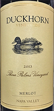 Duckhorn 2013 Three Palms Merlot