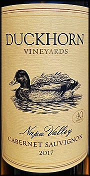 Duckhorn 2017 Napa Valley Cabernet Sauvignon